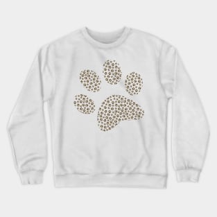 Cat Paw Pattern Crewneck Sweatshirt